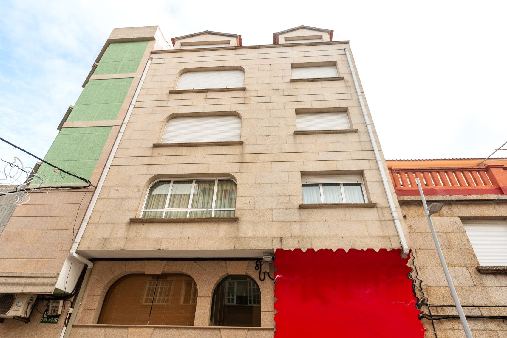 Fachada de los apartamentos